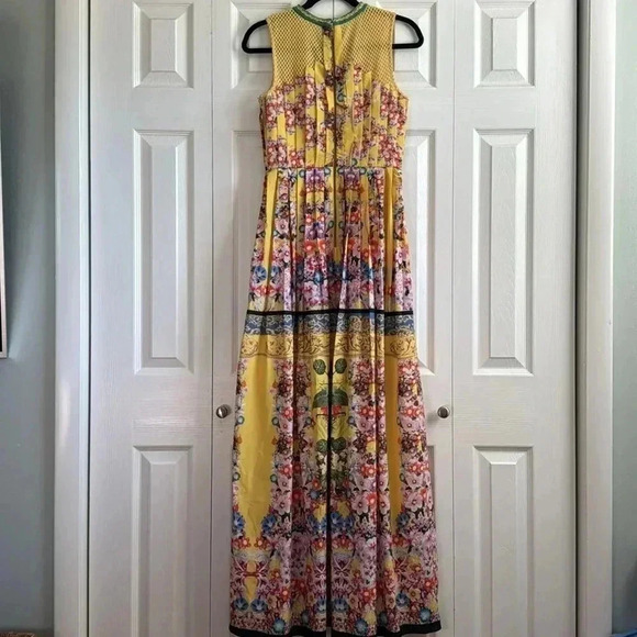 Anthropologie | Ranna Gill | Lore Maxi Dress | Pleated | size XS - Picture 6 of 9